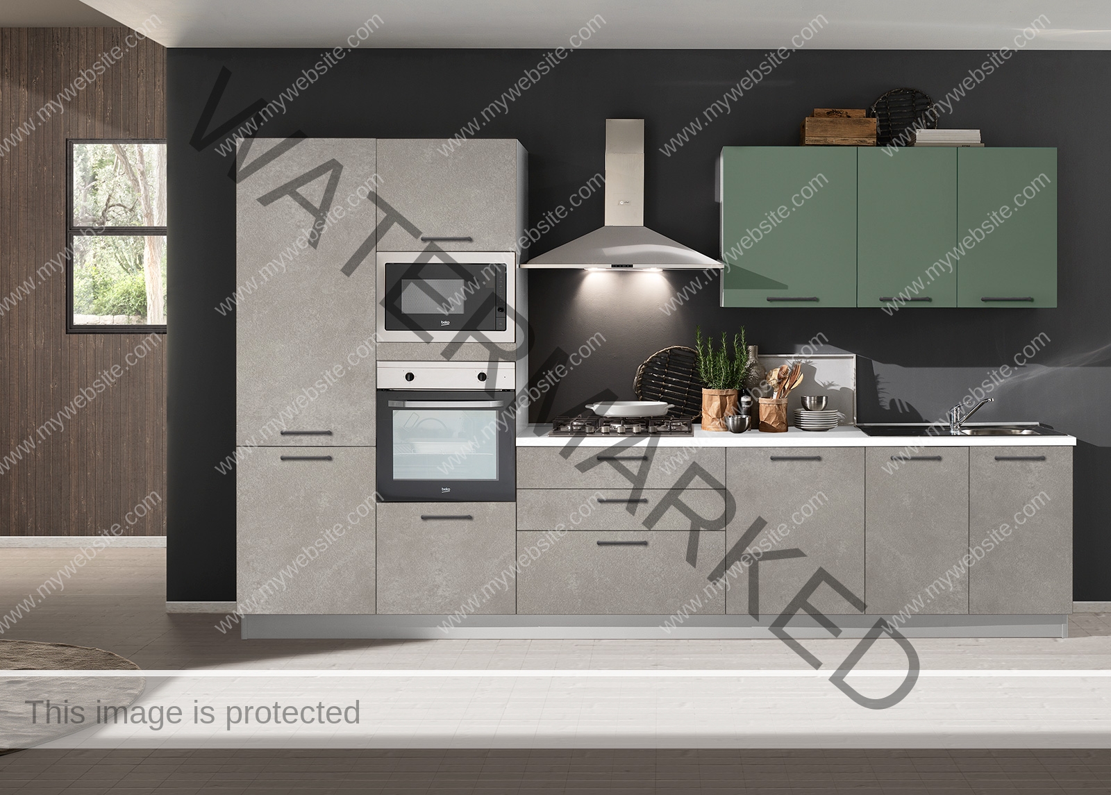 Cucina moderna New Ambra - Promo FIVE 360 h216